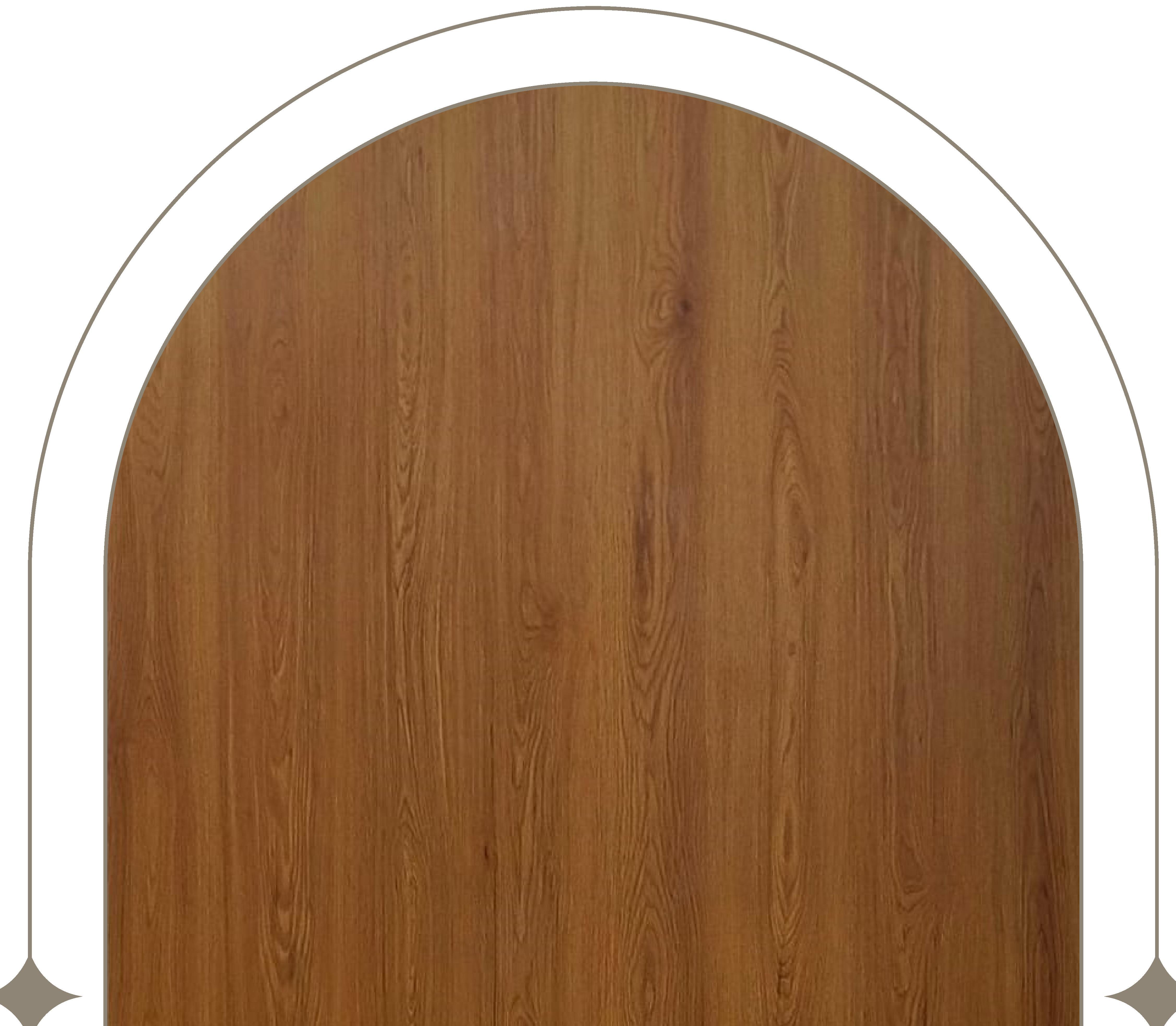 Brown wood laminate with textured finish and vertical grain pattern.
