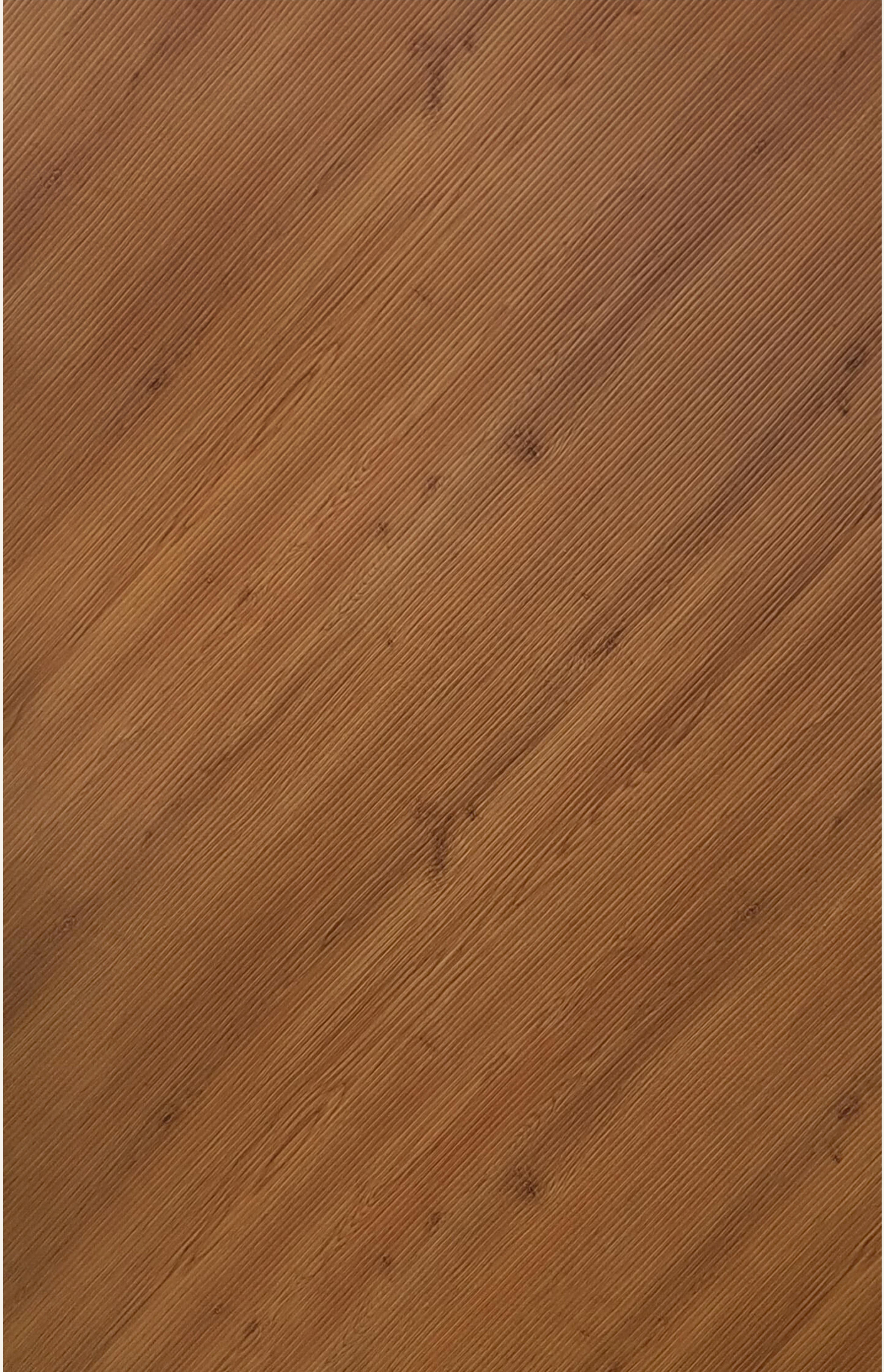 Brown laminate with wood grain texture and diagonal pattern, medium sheen finish.