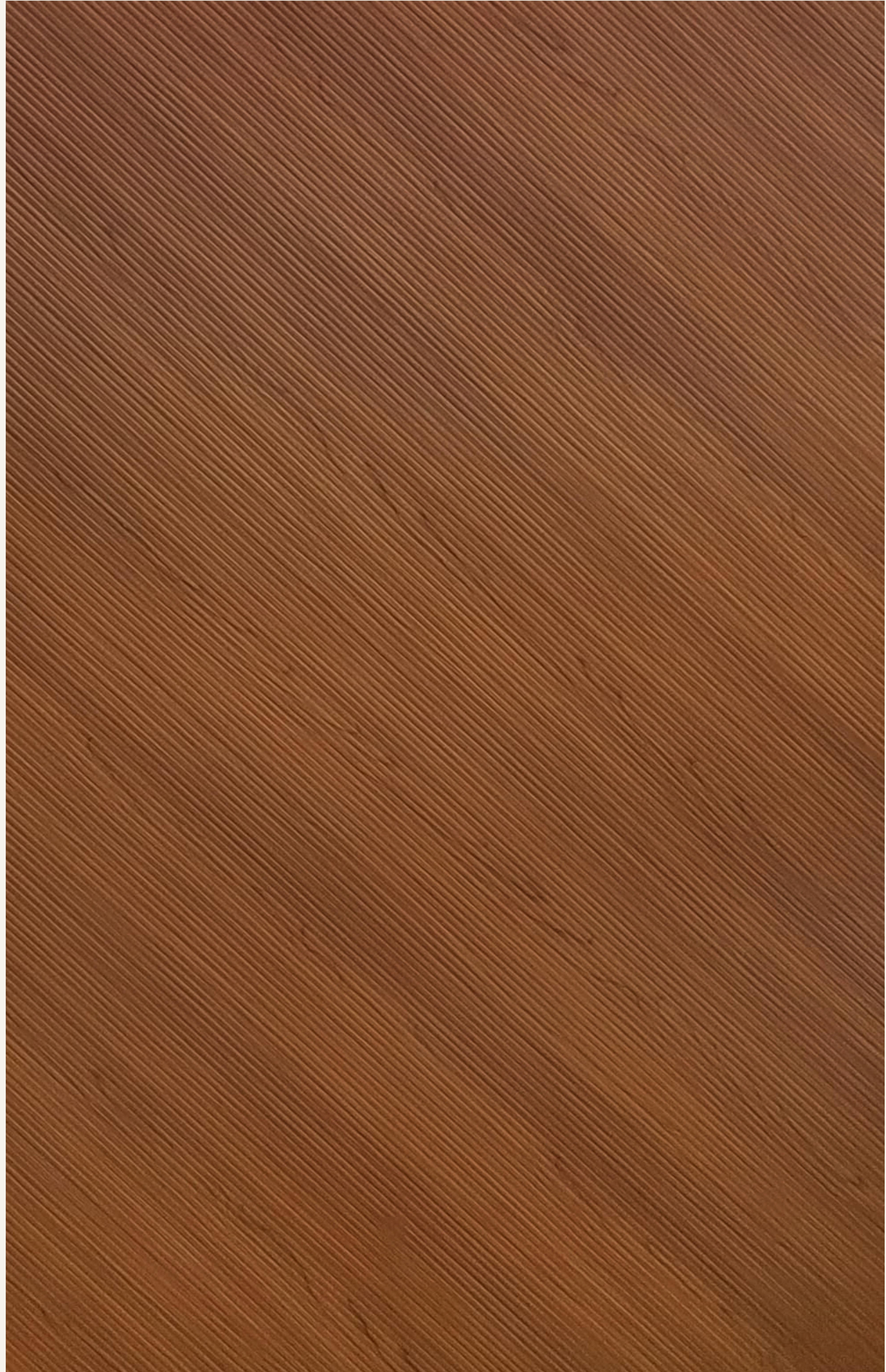 Brown laminate with diagonal wood grain pattern and glossy finish.