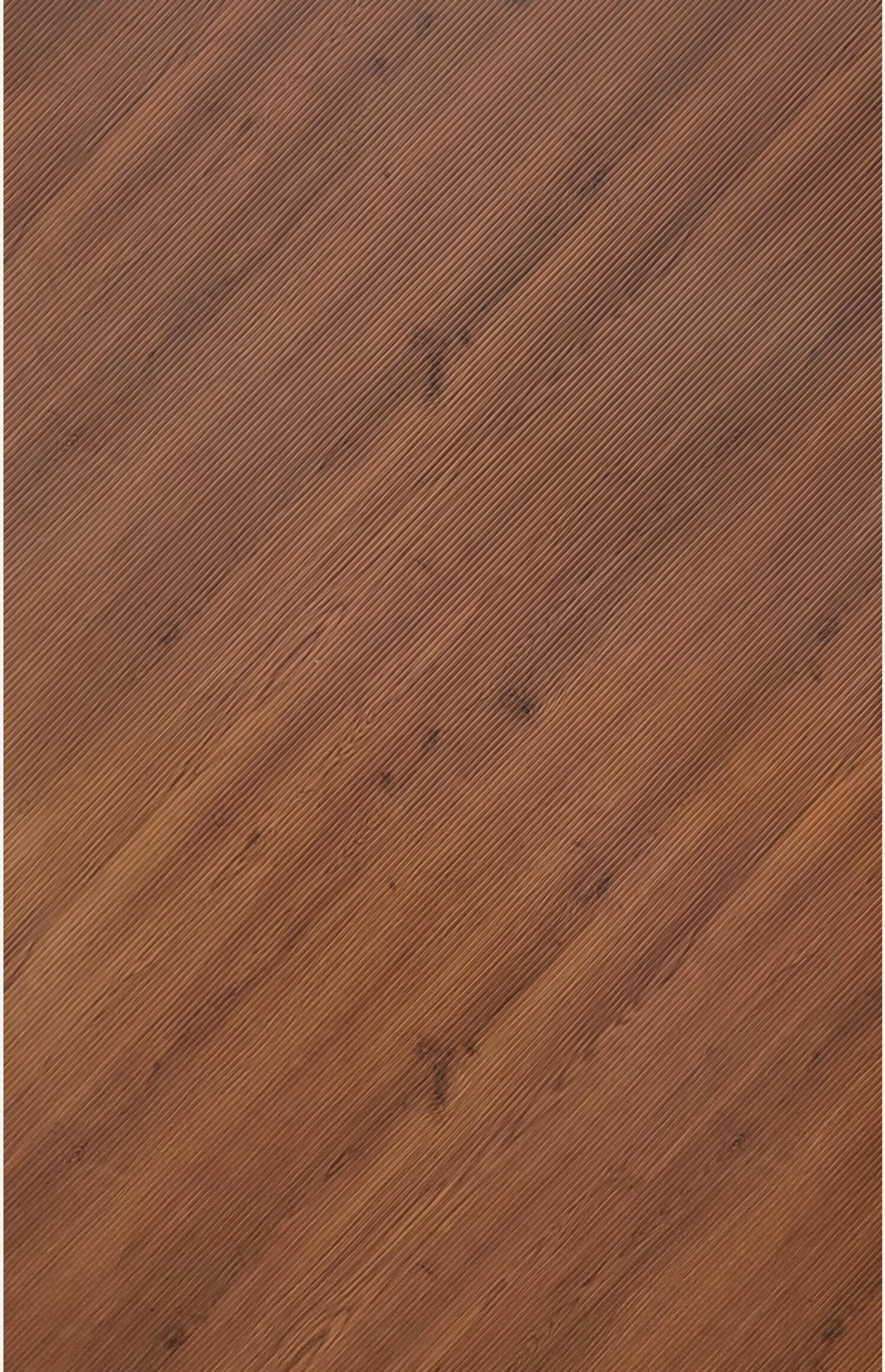 Brown laminate with diagonal wood grain texture and subtle sheen finish.