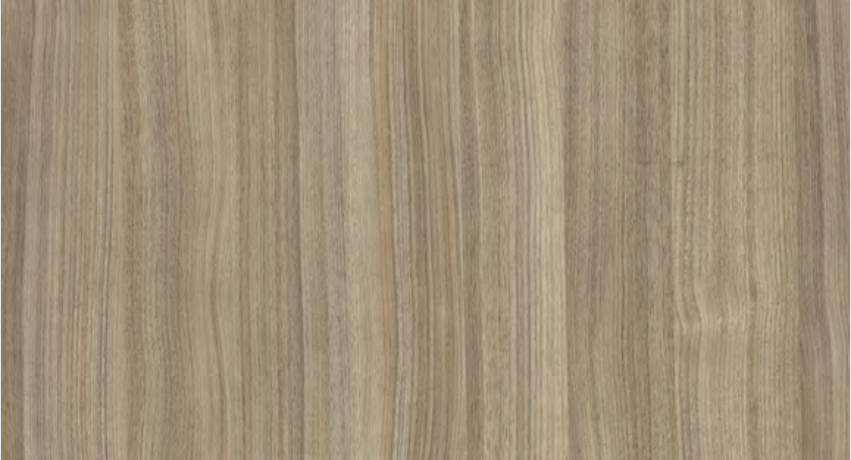 Rigato Walnut Light pre-laminated MDF board by VIR MDF