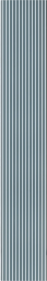 Blue fluted wall panel with matte finish and vertical striped pattern, showing uniform texture and subtle sheen variation.