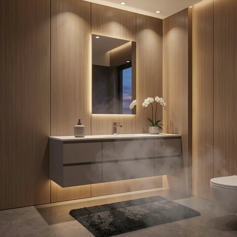 Black matte laminate sheet with a textured border and smooth, dark surface.