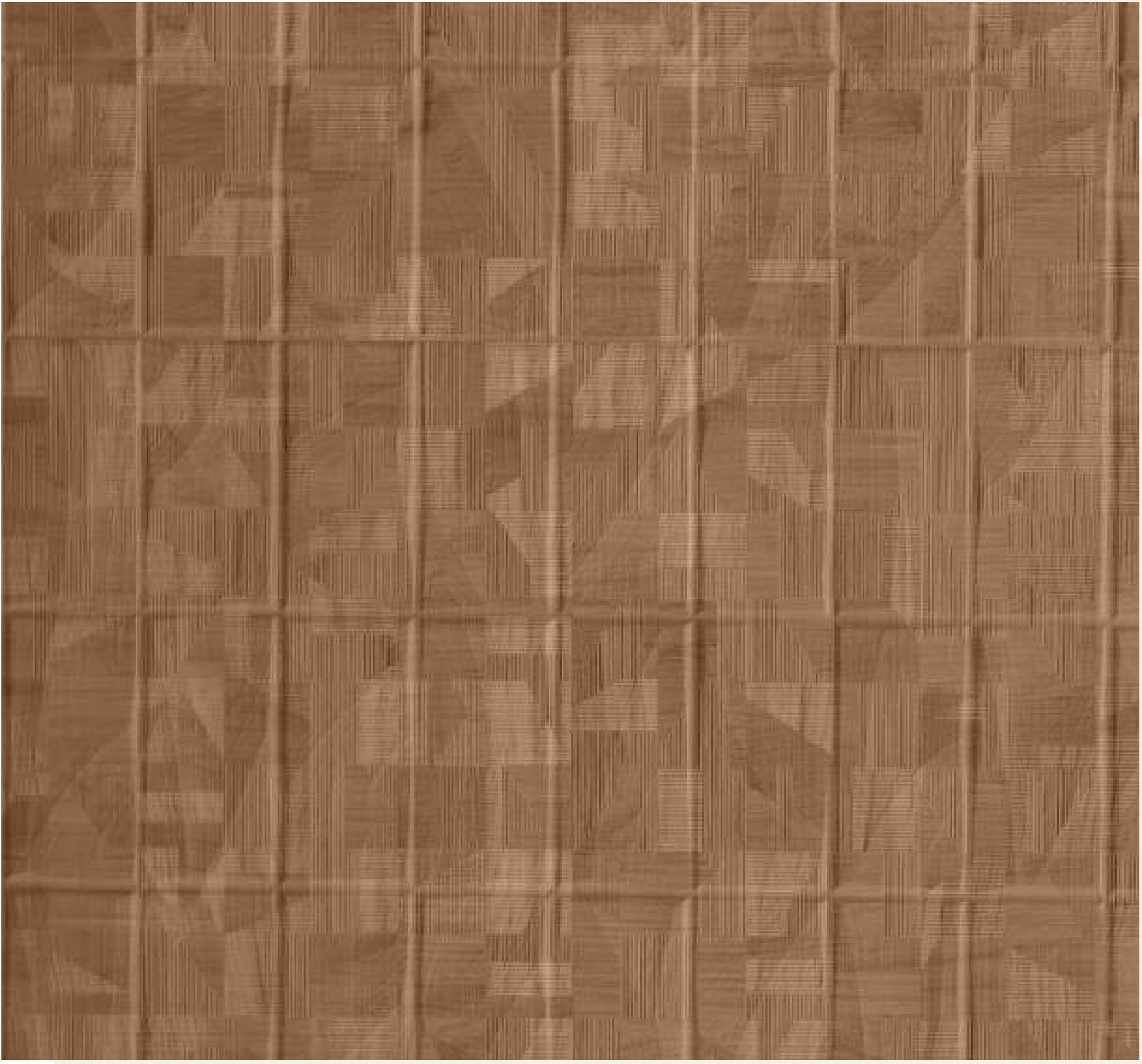 Brown laminate with geometric pattern and textured finish.