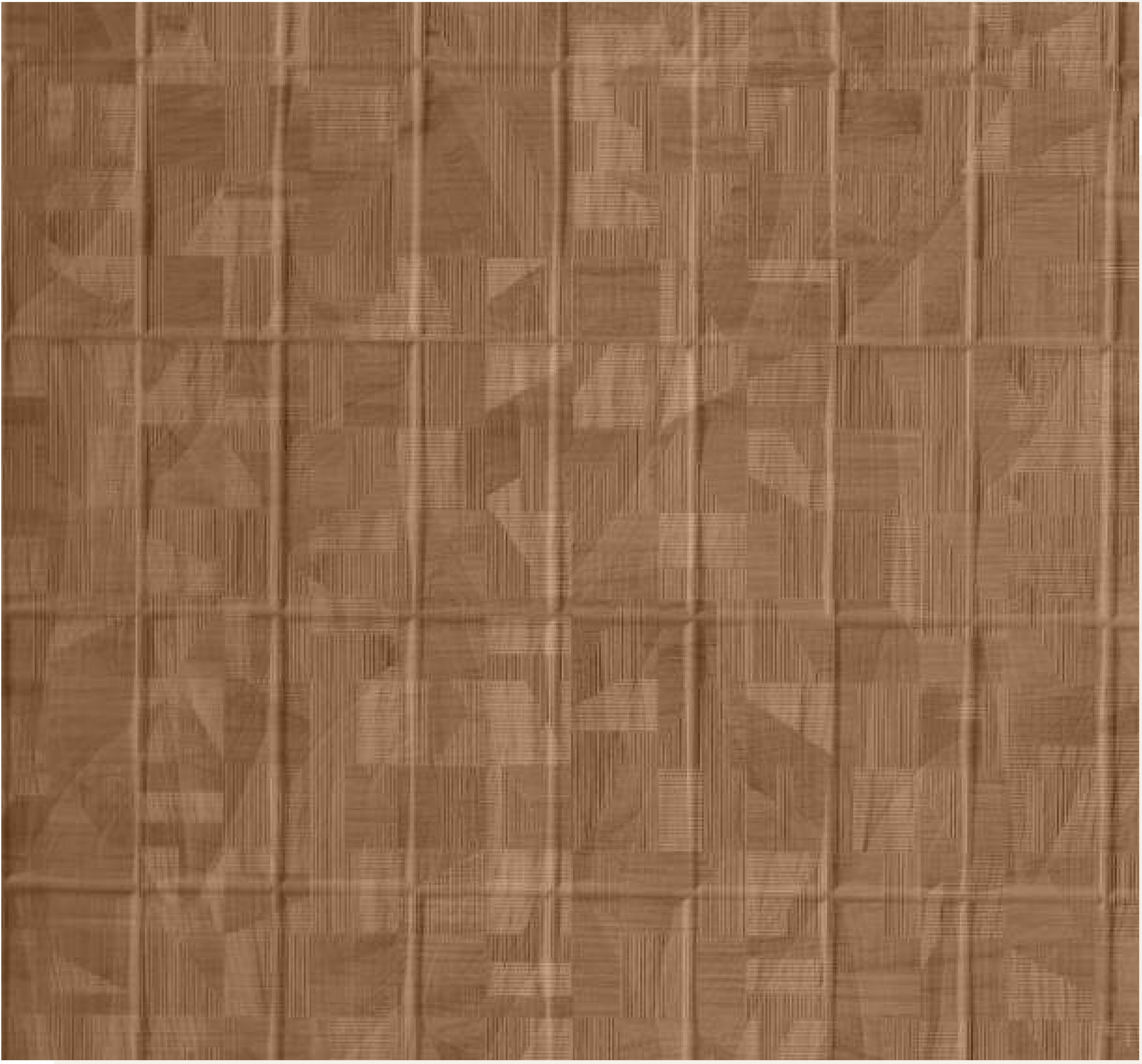 Brown laminate with geometric pattern and textured finish.