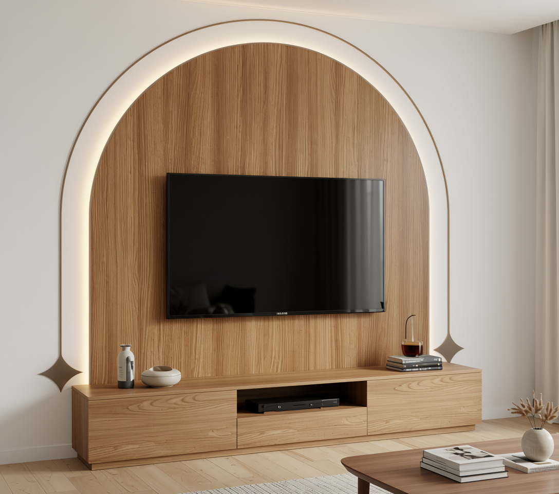 Brown wood laminate with vertical grain texture and matte finish.