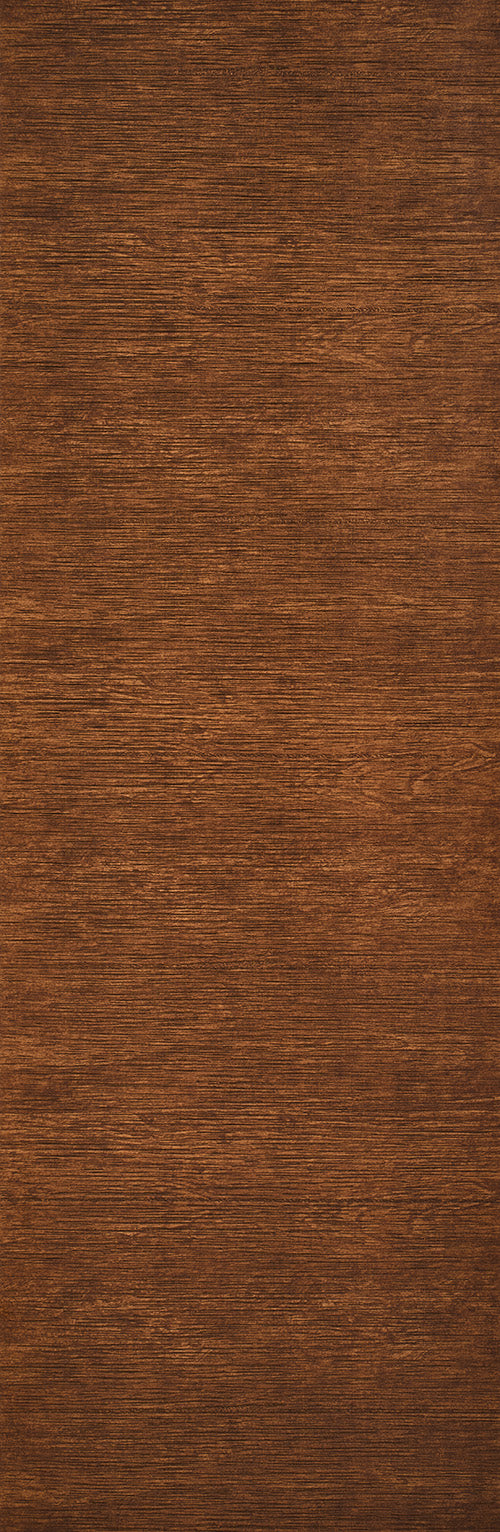 Brown textured designer louver wall panel with horizontal grain pattern and subtle sheen, showcasing a wood-like finish and