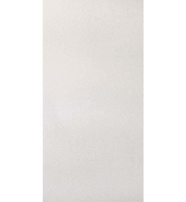 Silver brushed plain laminate with subtle texture and uniform finish, displaying a smooth and even surface.