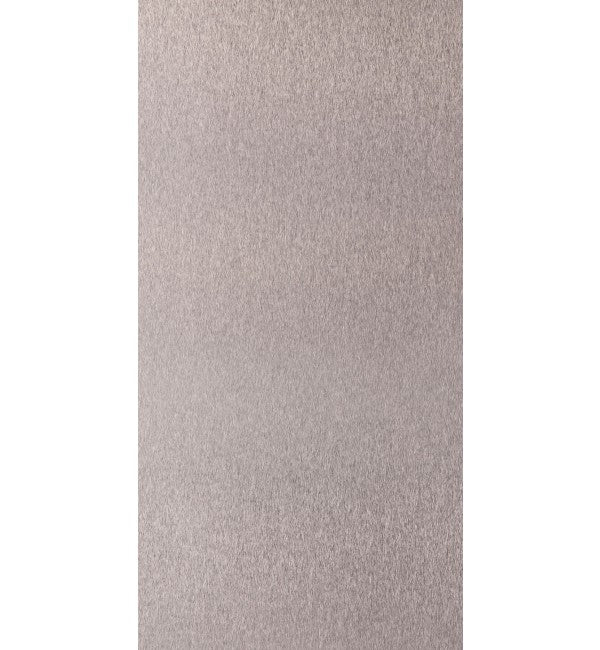 Grey brushed laminate with plain texture and subtle sheen, decorative laminate surface.
