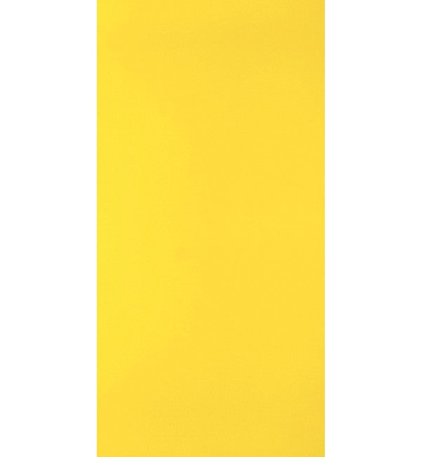 High gloss yellow plain laminate with smooth finish and uniform color tone, displaying a bright yellow surface.