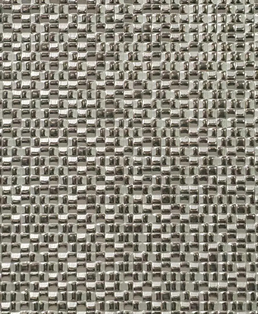 Decolite 9021 Silver Geometric Design Texture Wall Panel