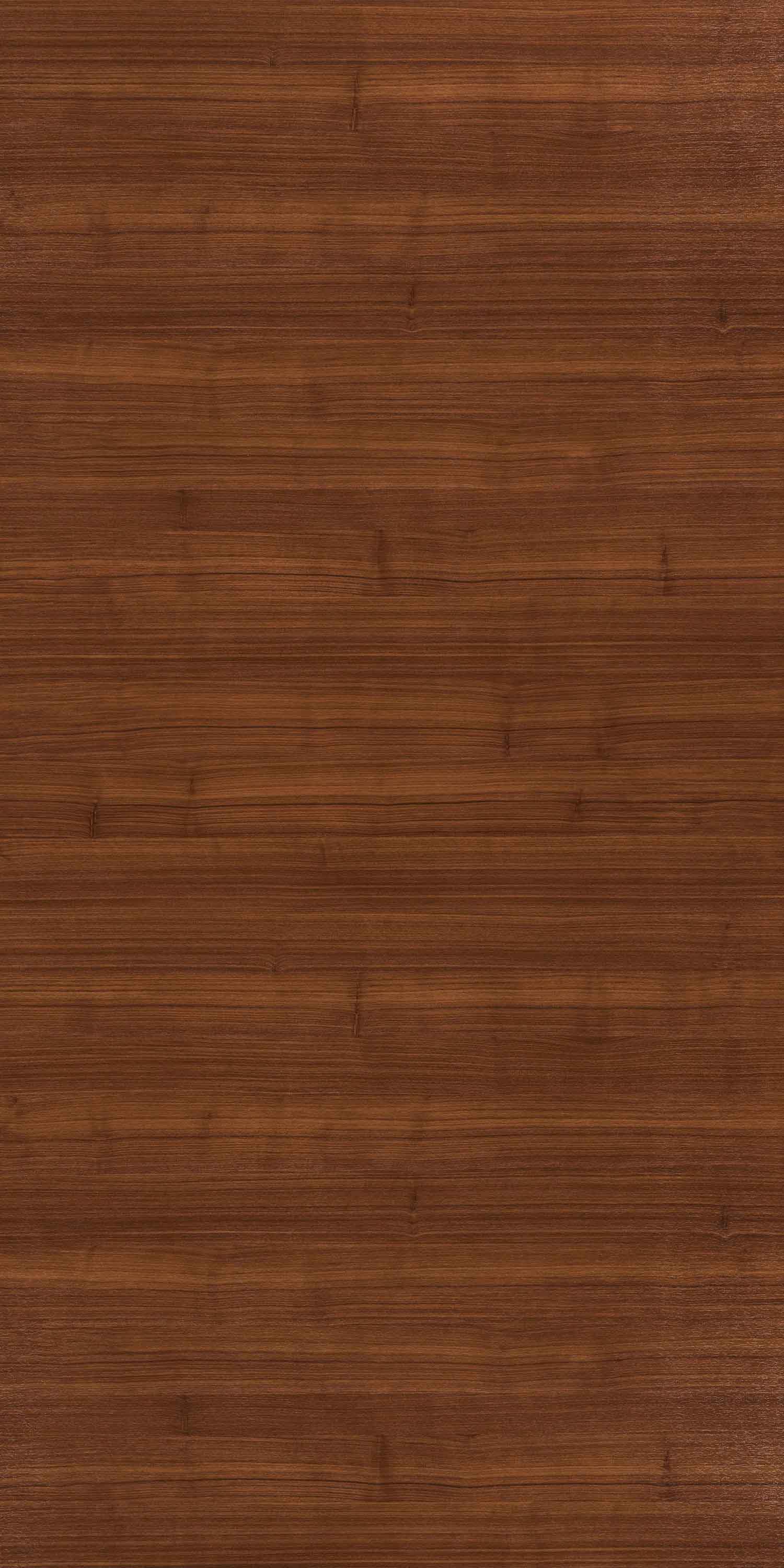Brown wood laminate with suede finish and wood grain texture, showing horizontal planks with subtle knots and variations.
