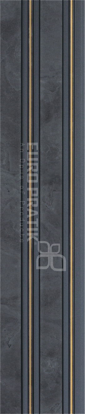 Brown textured wood louver panel with visible wood grain and vertical slats, showcasing a natural wood appearance.