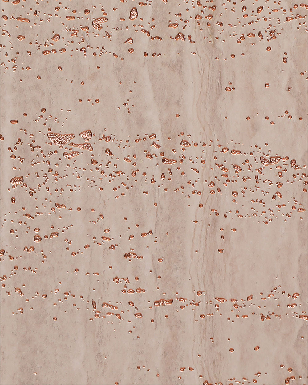 Beige textured designer wall panel with copper dots and marbled pattern, showcasing texture and sheen of louver material.