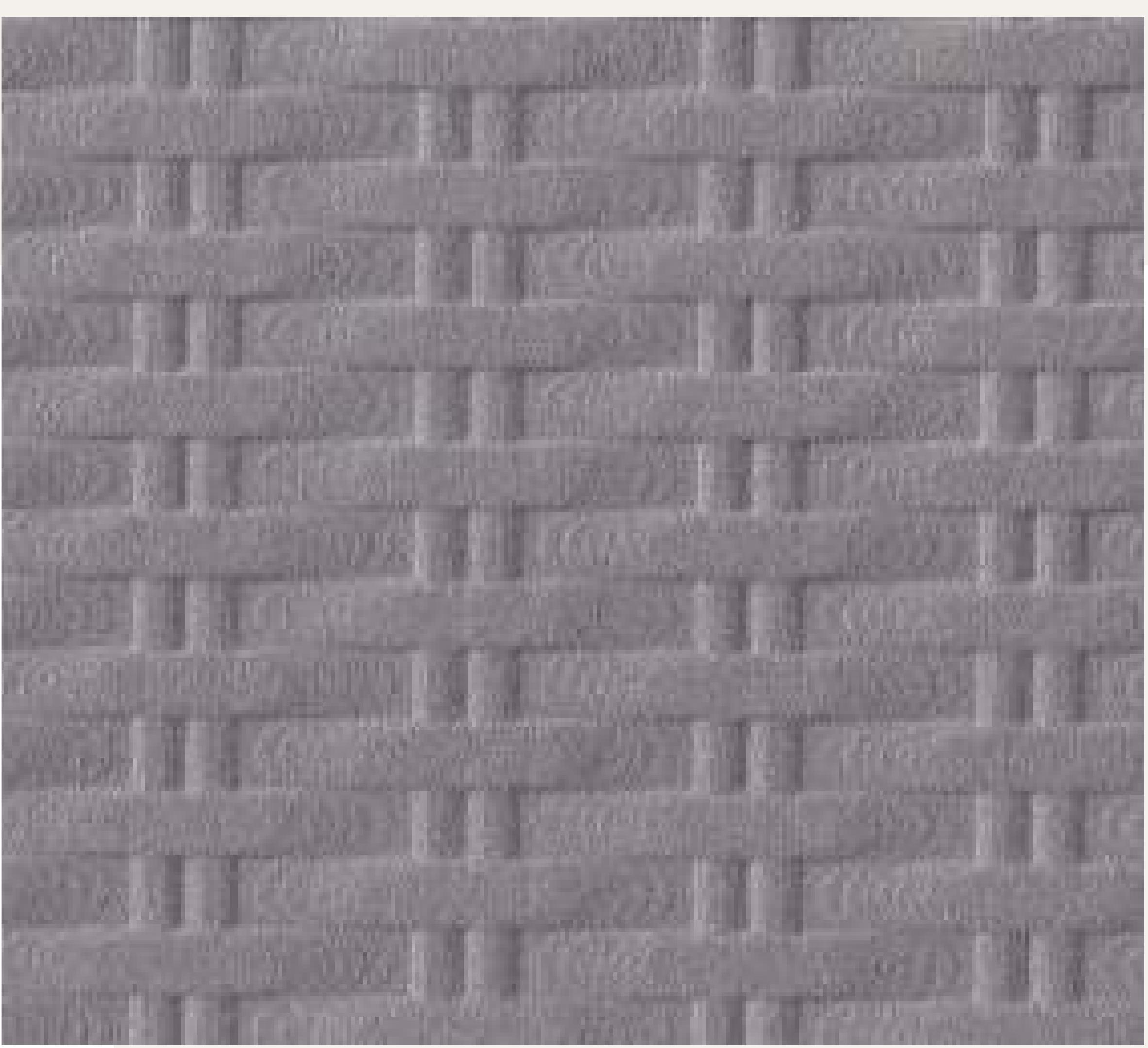 Grey laminate with textured, geometric brick pattern and subtle rectangular grain.