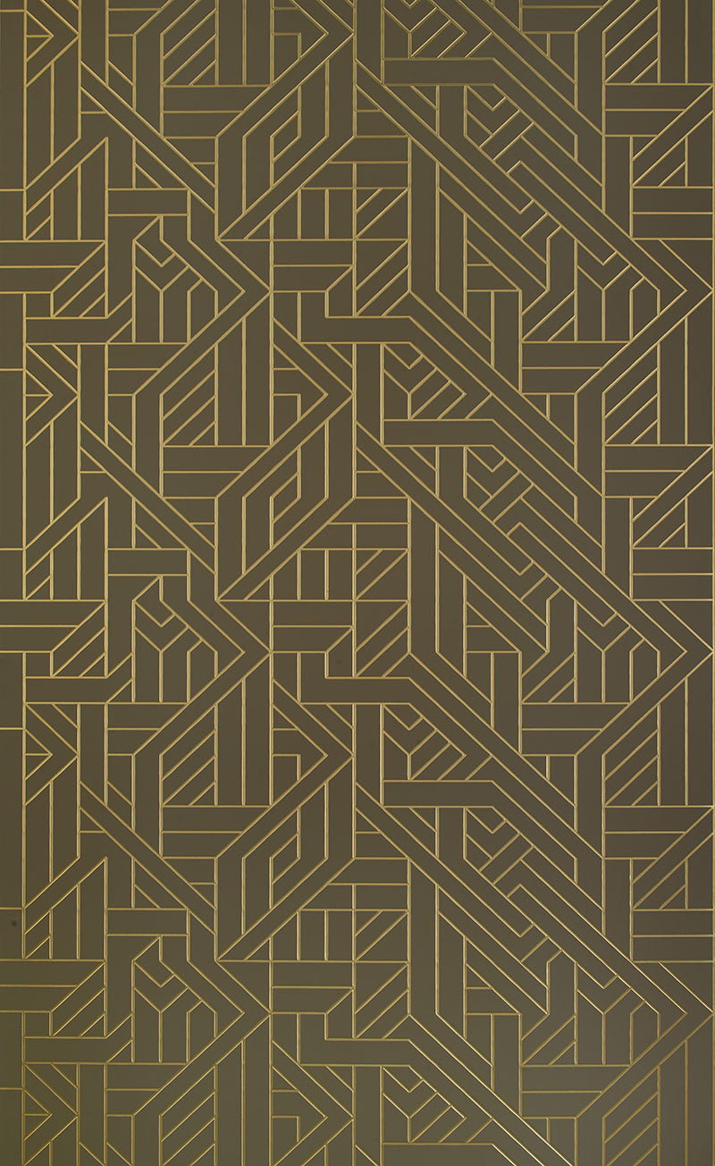 Multi-colored wood grain textured louver panel with geometric pattern and diagonal slats, showcasing a natural wood finish.