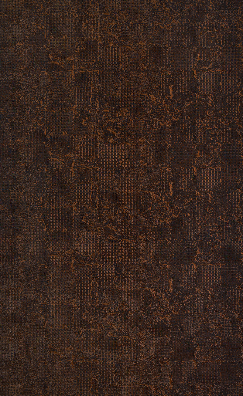 Brown textured wood louver panel with wood grain pattern and embossed texture visible on the surface.