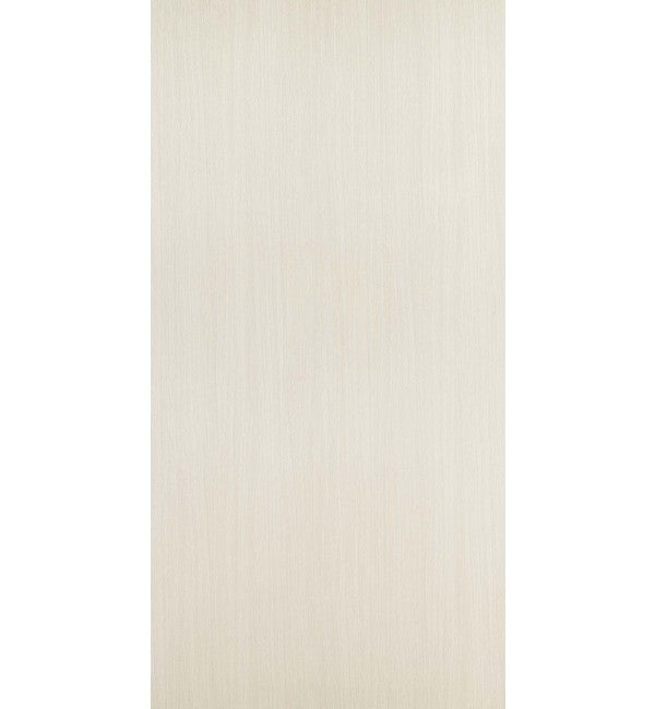 Ivory wood grain decorative laminate with subtle texture and vertical grain pattern, showing smooth finish and light wood