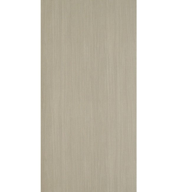 Beige wood grain decorative laminate with suede finish and subtle texture, showcasing a natural wood pattern and soft sheen.