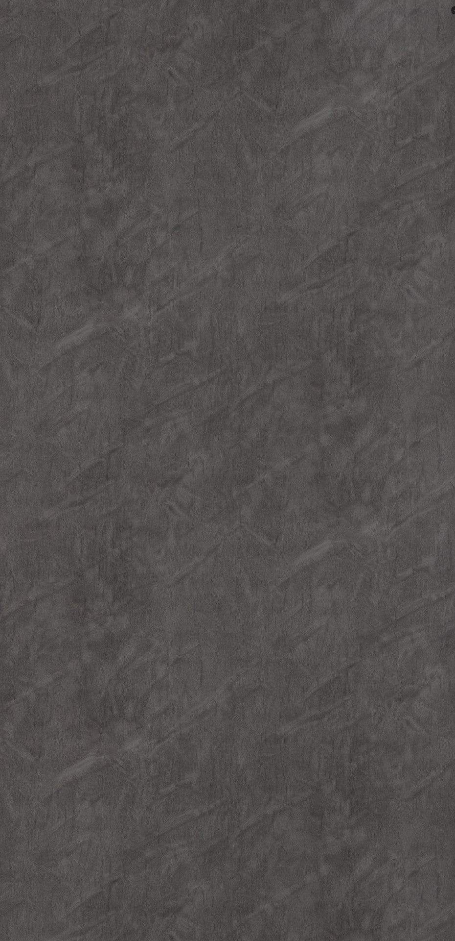 Grey abstract laminate with suede finish and textured pattern, showing diagonal lines and subtle sheen, decorative laminate