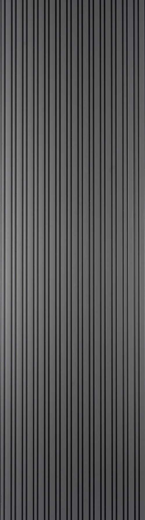 Brown fluted wall panel with matte finish and vertical grooves showing subtle texture and shading variation.