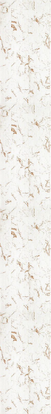 Brown fluted wall panel with matte finish and vertical grooves, showing textured surface and subtle sheen.