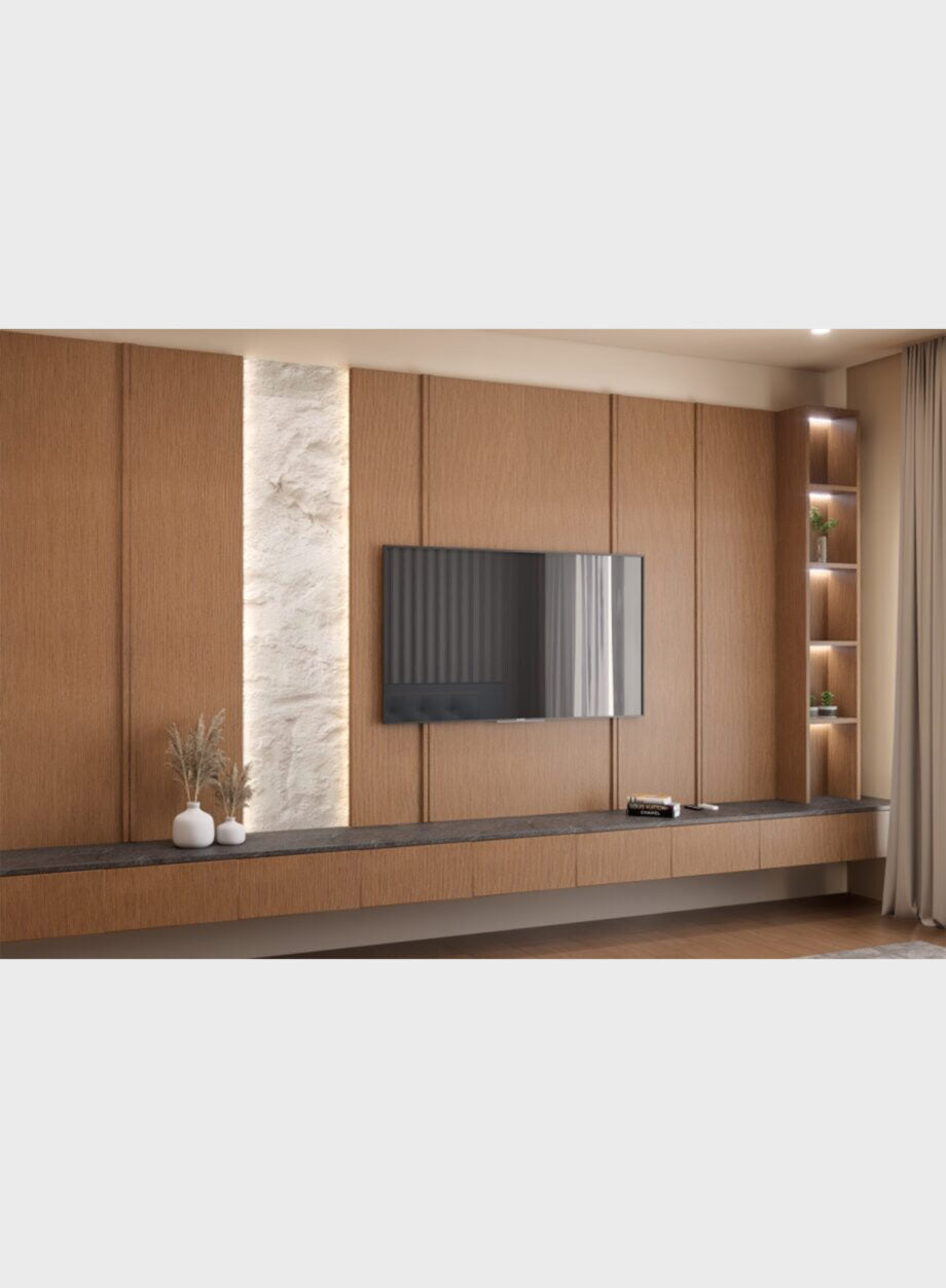 Linea Biscotto Beige Natural Veneer