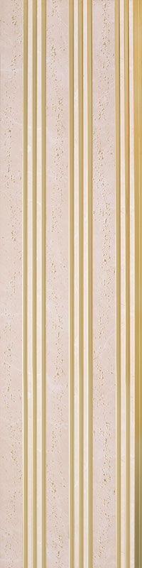 Beige fluted wall louver panel with textured finish and vertical stripes.