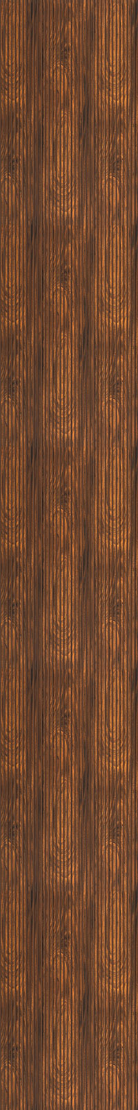 Brown wood grain louver panel with matte finish and vertical wood texture pattern.
