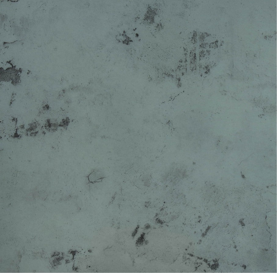 Grey marble laminate sheet with high gloss finish and dark speckles, showing stone pattern and veining details.