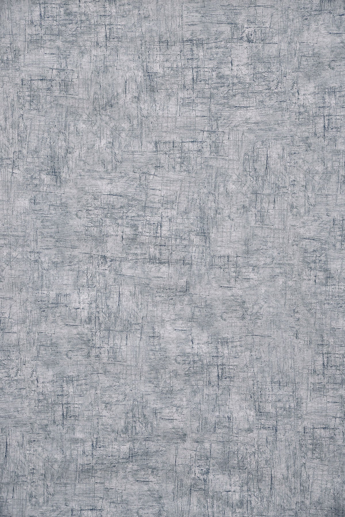 Grey metallic laminate wall panel with high gloss finish and scratched texture pattern.