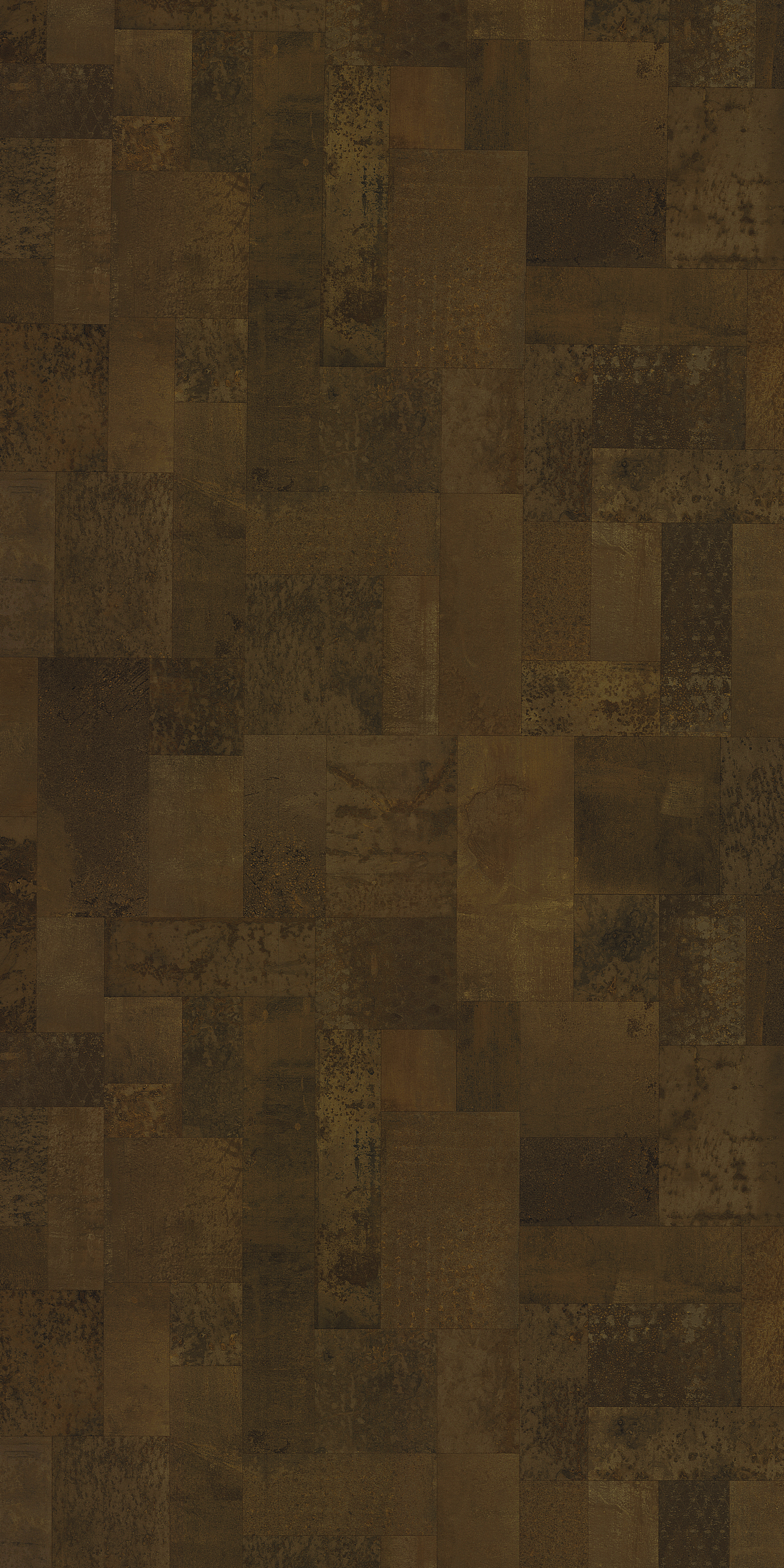 3263 RO RUSTIC METAL WORK Brown Metallic Gloss Laminate - AmulyaMica