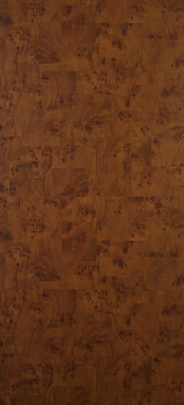 3280 HGF GOLDEN BURL Brown Wood High Gloss Laminate - AmulyaMica