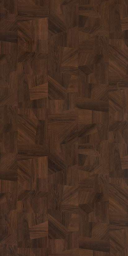 3378 WL ROVERE ALESSANDRIA DARK Brown Designer Gloss Laminate - AmulyaMica