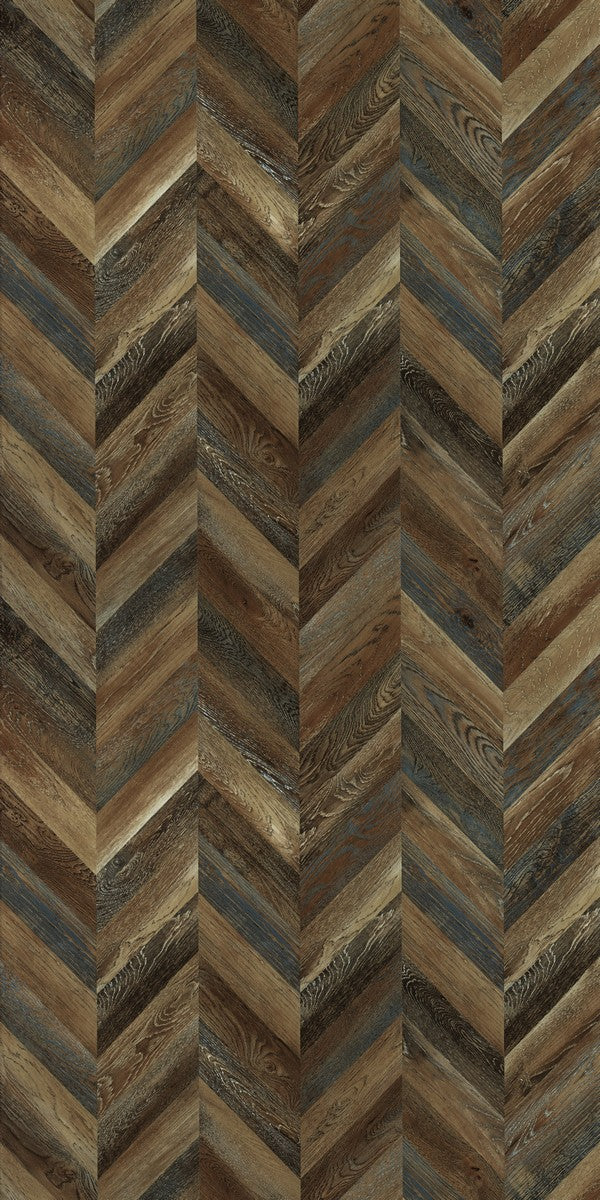 4106 RE26 CHEVRON MOROCCO Brown Designer Texture Laminate - AmulyaMica