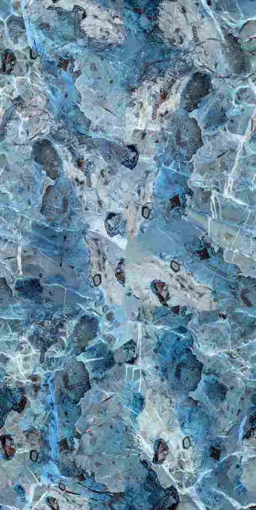 AMD018 EHG Blue Marble & Stone High Gloss Laminate - AmulyaMica