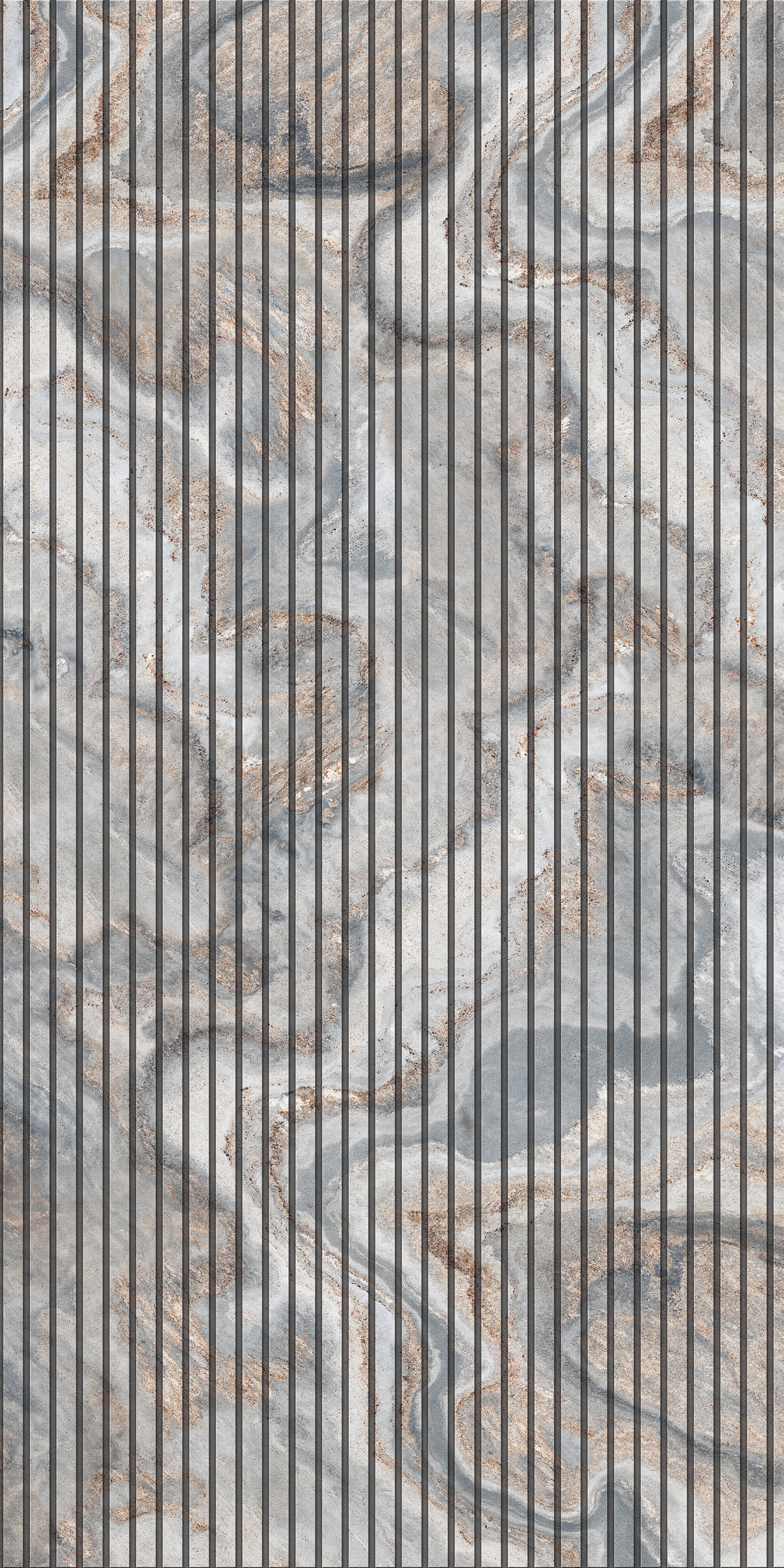 AMD029 Grey Marble & Stone Gloss Wall Panel - AmulyaMica