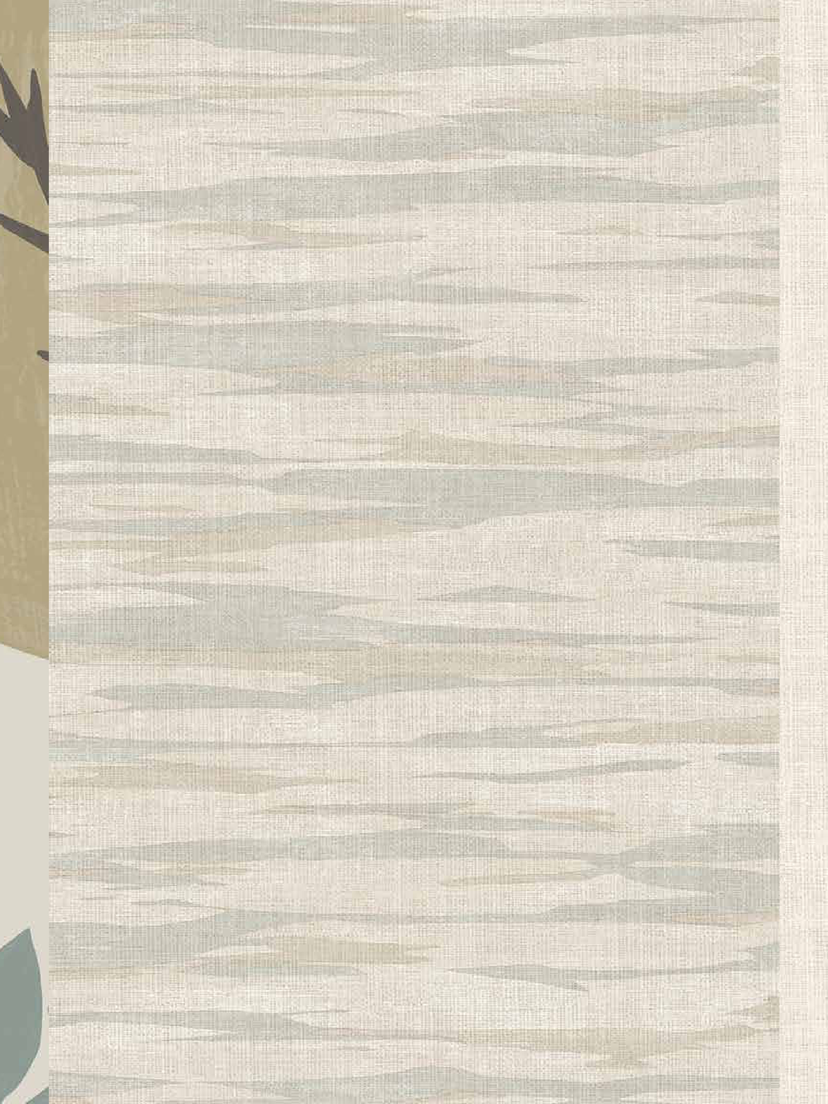 Exclusive Wallcoverings Cream wallpaper swatch