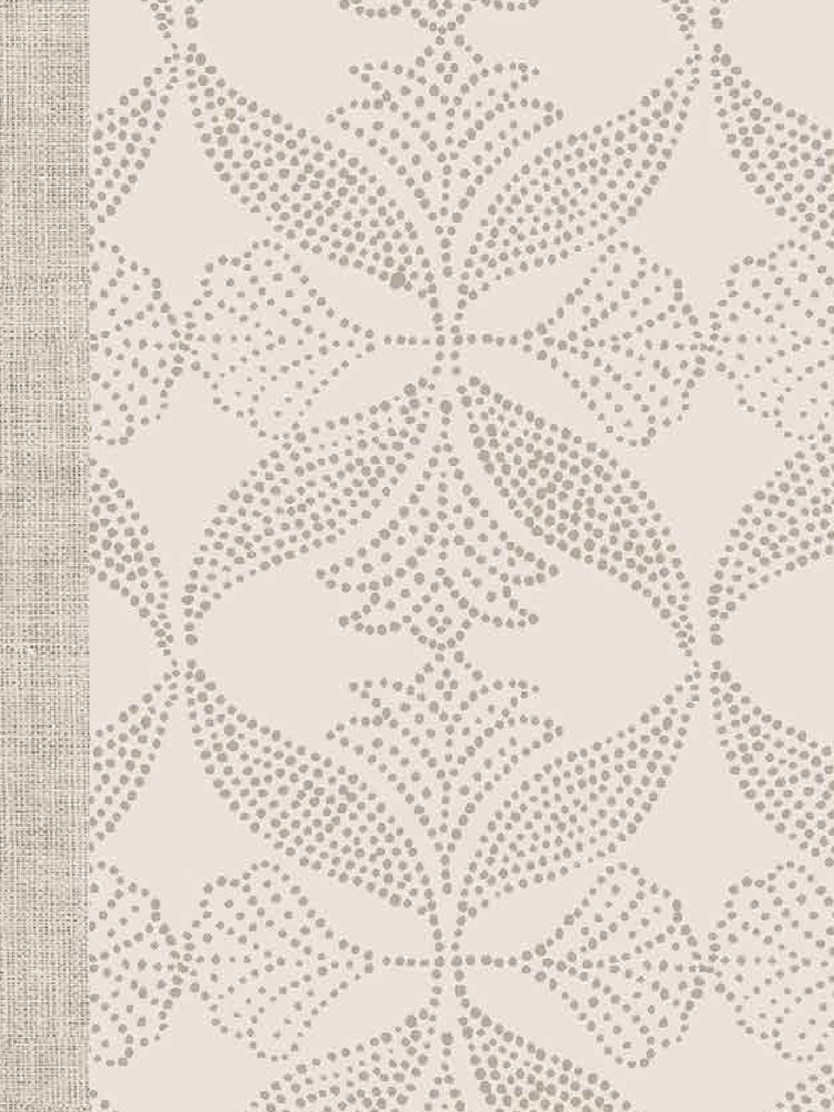 Exclusive Wallcoverings Cream wallpaper swatch