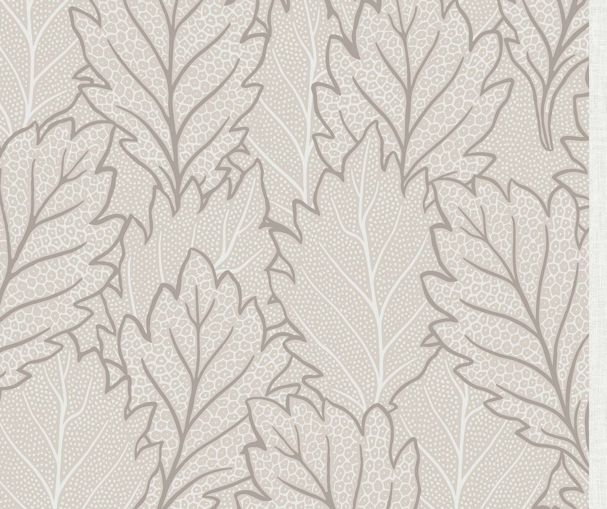Exclusive Wallcoverings Cream wallpaper swatch