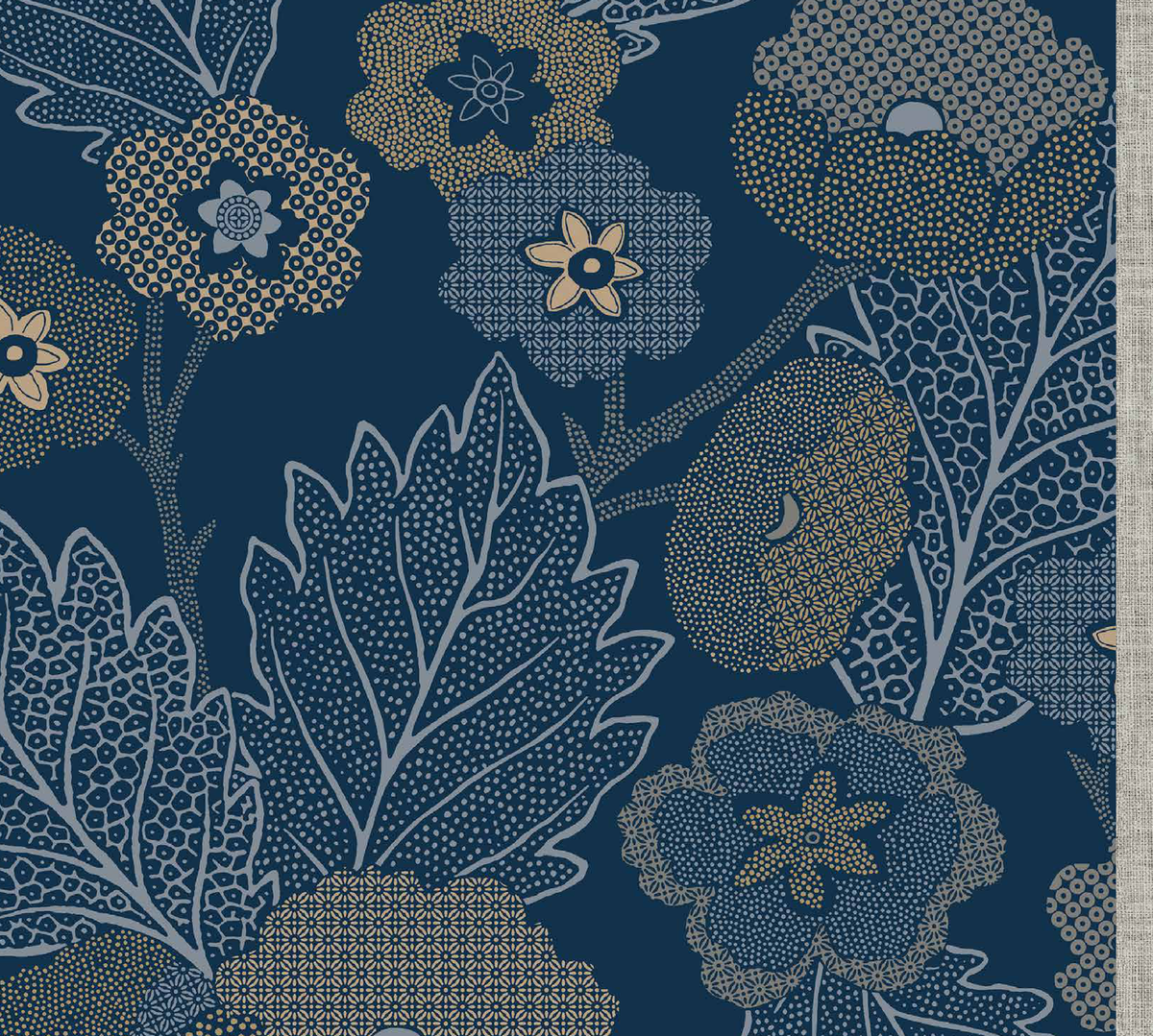 Exclusive Wallcoverings Green wallpaper swatch