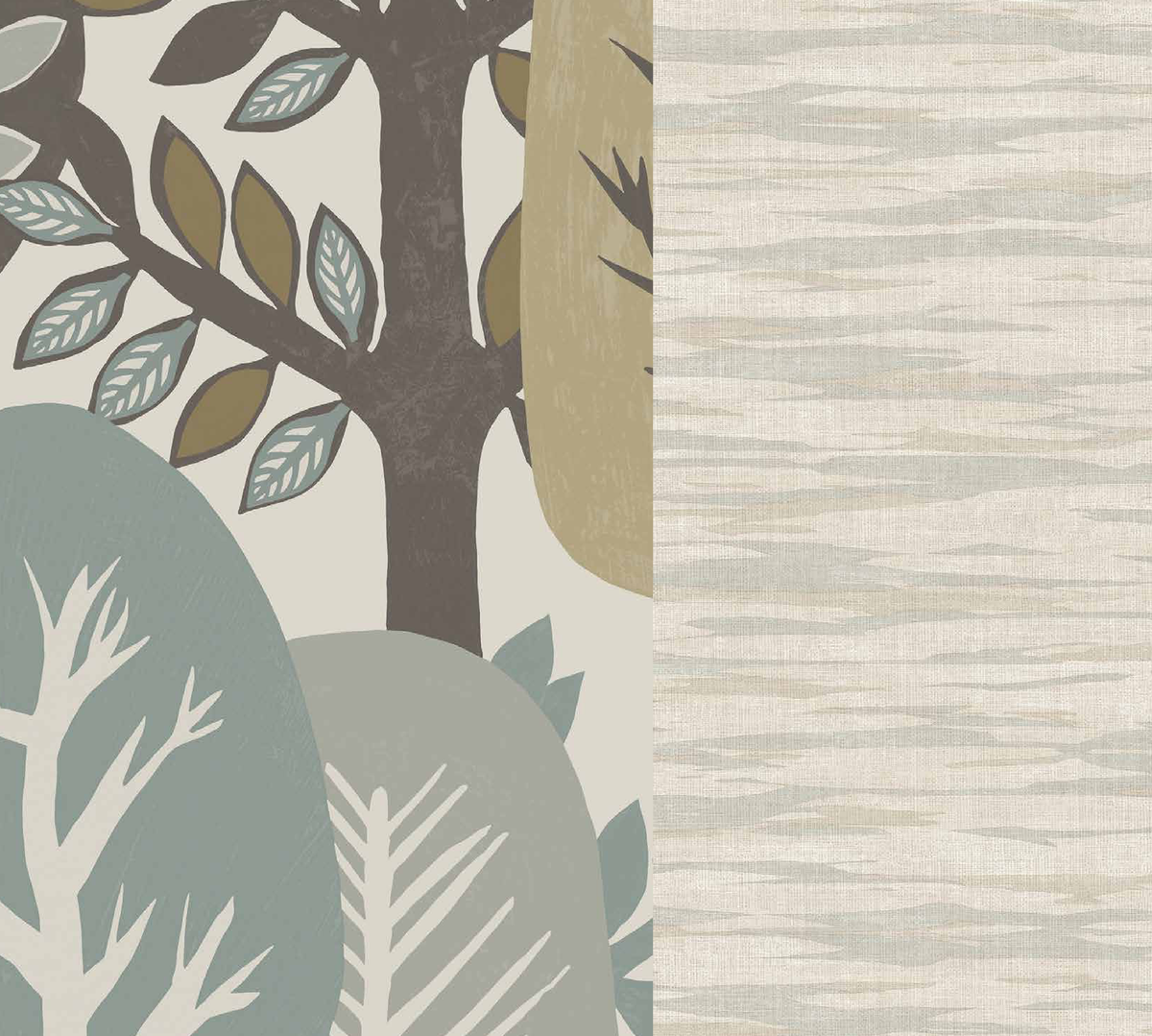 Exclusive Wallcoverings Cream wallpaper swatch