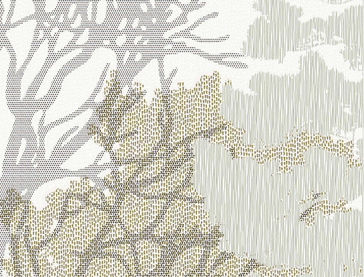 Exclusive Wallcoverings Cream wall mural swatch