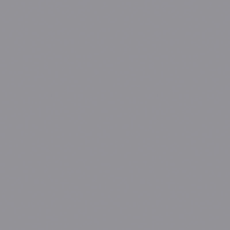 Grey high gloss plain laminate wall panel with smooth finish and uniform color.