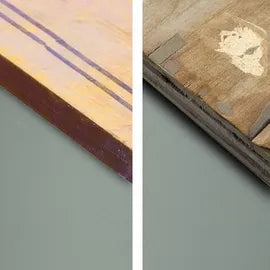 Economy 7 ft. x 4 ft. 18 mm MR Plywood Brown Wood Natural Laminate - BILTUS