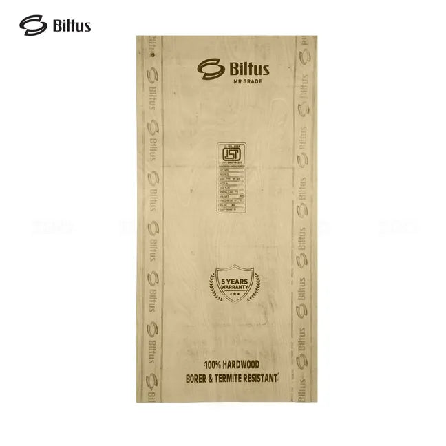 BILTUS 8 ft. x 4 ft. 6 mm MR Plywood Brown Wood Natural Wall Panel - BILTUS