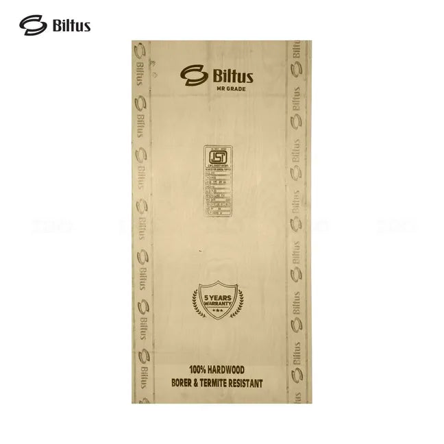 BILTUS 8 ft. x 4 ft. 8 mm MR Plywood Beige Wood Natural Veneer - BILTUS