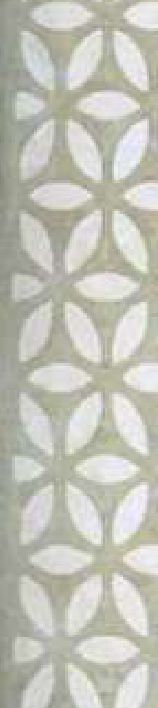 Meridian BackLight Gems backlit decorative panel with interlocking petal lattice