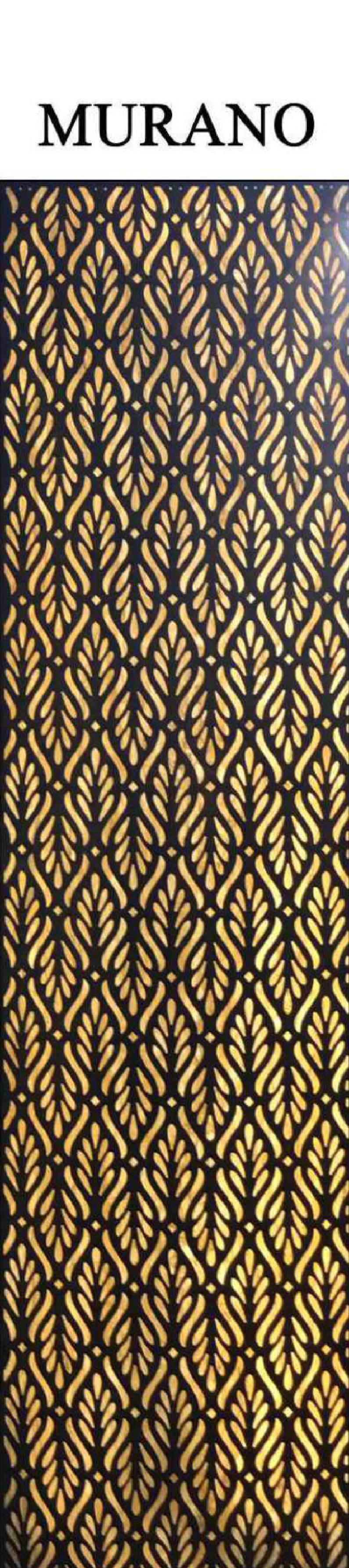 Meridian BackLight Murano backlit decorative panel with honeycomb cells with stone infill