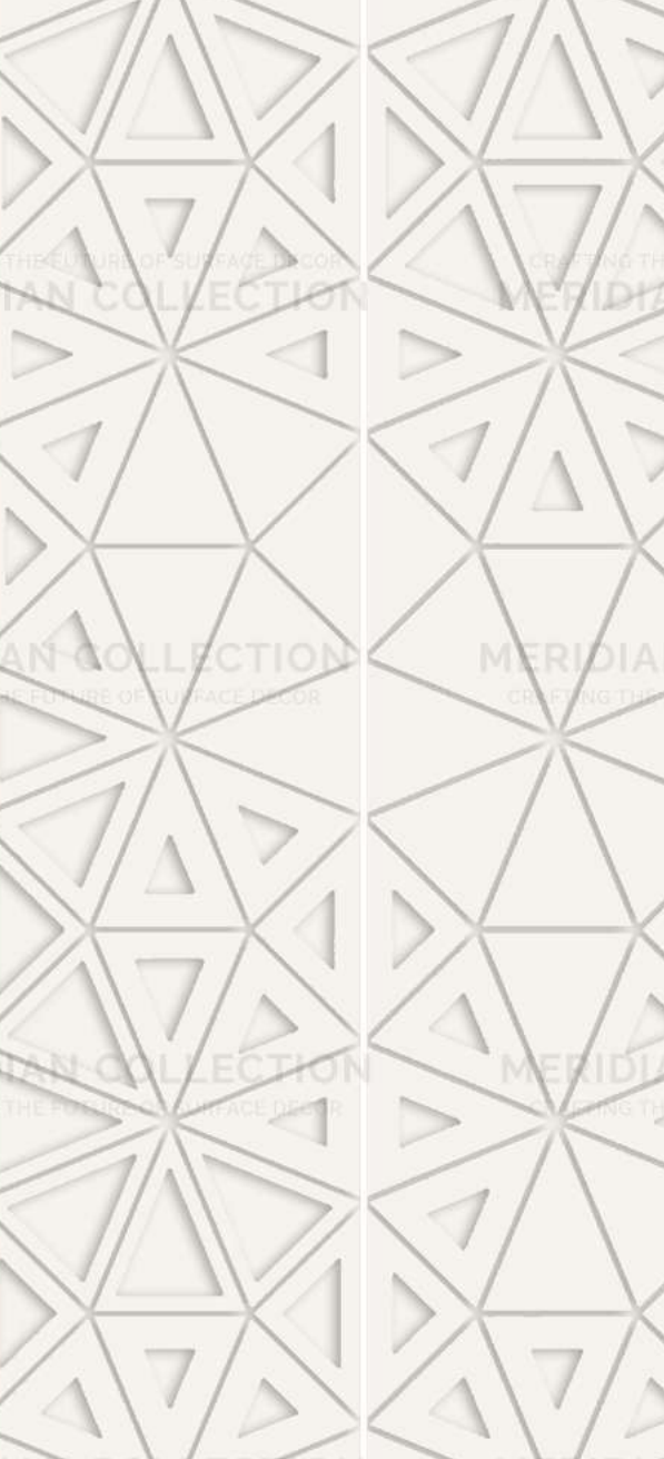 Meridian Bookmatch REM 2000/811 Pearl White bookmatched wall panel